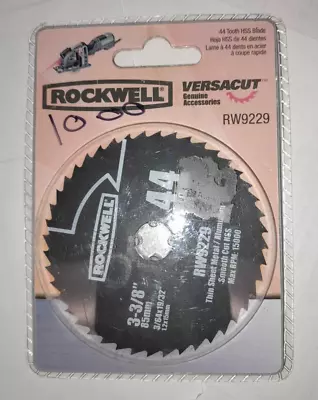 Rockwell RW9229 VersaCut 3-3/8-inch 44T HSS Circular Saw Blade • $14.99