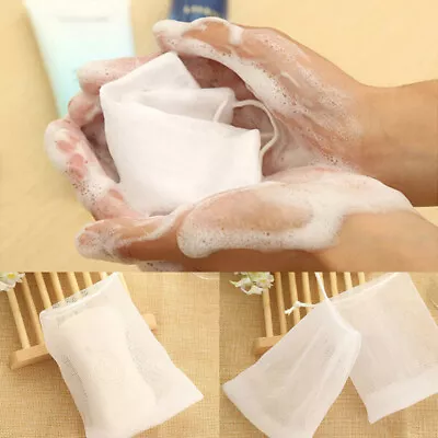 30 Pcs Soap Saver Bag Bubbles Maker Sack Sock Pouch Holder Mesh Net Bags • $14.55