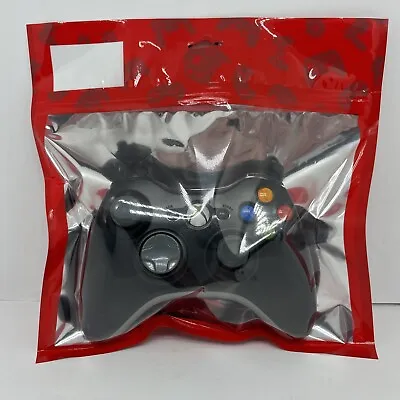 Microsoft Xbox 360 BLACK Wireless Controller OEM Model 1403 - NEW JOYSTICKS • $33.99