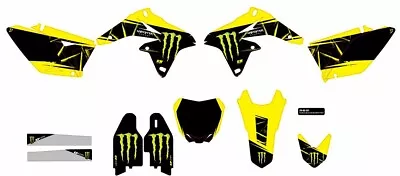 D'COR Monster Graphics Kits 20-40-131 Suzuki RMZ RM-Z 250 2010-2018 NEW • $149.95