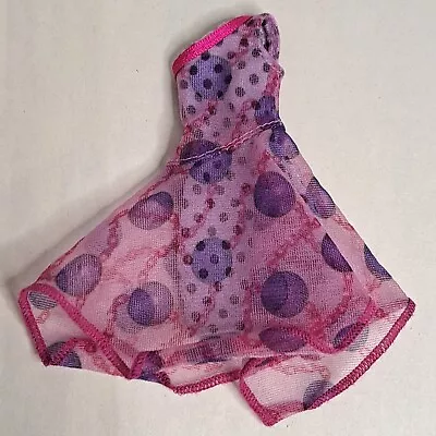Monster High Dot Dead Gorgeous Spectra Purple Polka Dot Handkerchief Hem Dress • $4.99