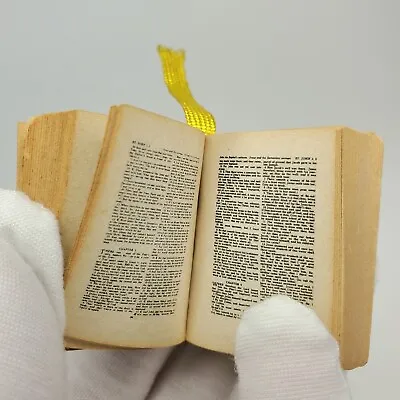 Vintage Readable BIBLE Dollhouse Miniature 1:12 Entire New Testament Gospel Book • $74.99