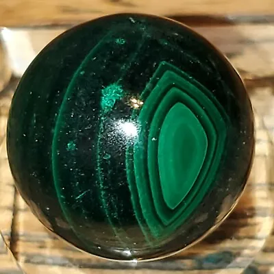 Malachite Crystal Sphere Ball Orb 19.9mm 20g. • $28.99