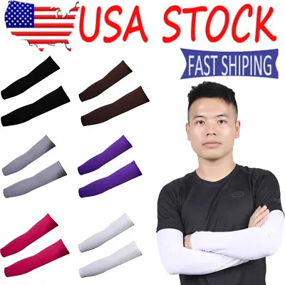 Summer Arm Sleeve Hand Cover Breathable UV Protective Arm Cover Sleeve Unisex US • $5.99