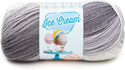 Lion Brand Ice Cream Yarn Acrylic Gradient Yarn Multi Colour 100g Yarn Cookies • £8