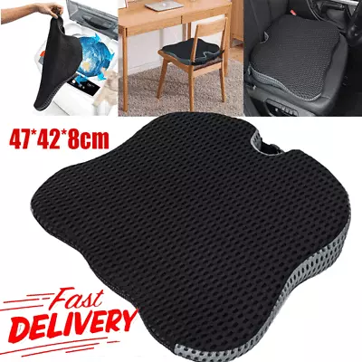 Memory Foam Car Seat Cushion For Driving Pain Pressure Relief Driver Booster Pad • £16.90