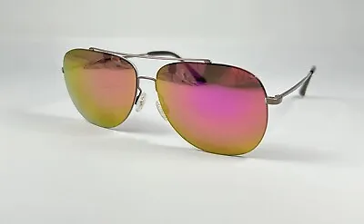 Maui Jim Cinder Cone Satin Sepia/Hawaii Sunrise Polarized Titanium Sunglasses MJ • $69.99