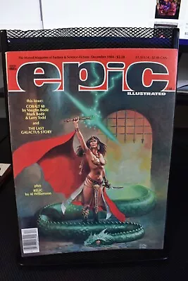 Epic Illustrated December 1984 Marvel Fantasy & Science-Fiction Magazine Byrne • $3.25