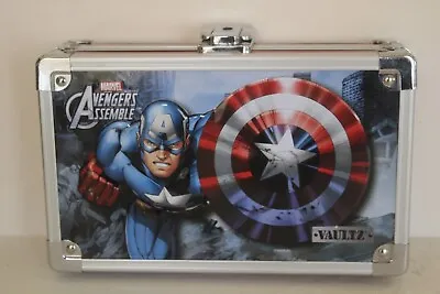 Captain America Marvel Avengers Assemble Vaultz Pencil Gaming Box • $19.99