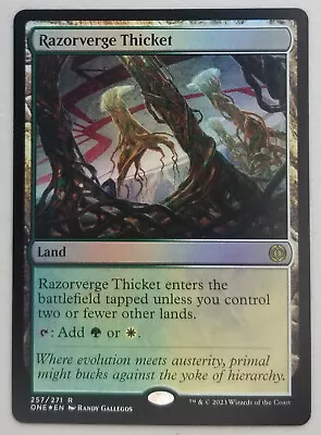 MTG Razorverge Thicket Phyrexia: All Will Be One 257/271 Land Rare NM/M • $3.07