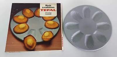 Vintage Tefal 8 Hole Madeleine Mould 27cm Original Box Non Stick • £12.99