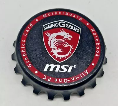 MSI Gaming G Series & Dragon Bottle Cap Shaped Magnet - Bottle Opener NEW • $8.99