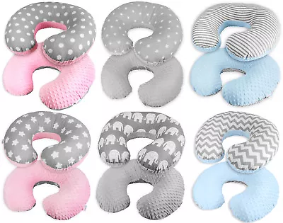 £15.99 • Buy Baby Feeding Pillow Dimple Nursing Breastfeeding Pregnancy Pillow + Cover
