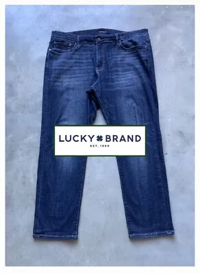 Lucky Brand 410 Athletic Slim Fit Dark Wash Denim Blue Jeans Men’s Size 40X30 🍀 • $24.95