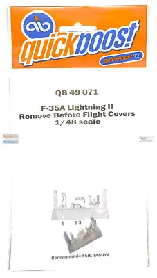 QBT49071 1:48 Quickboost F-35A Lightning II Remove Before Flight Covers (TAM • $11.04
