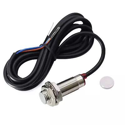 Hall Sensor Proximity Switch NPN 3-Wires Normally Closed NC With Magnet • $21.88