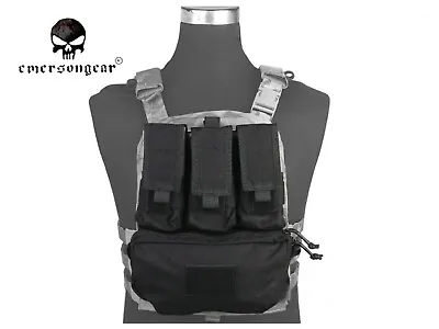 EmersonGear Assault Back Panel Airsoft Combat Molle Vest Pouch EM9300 • $78.95