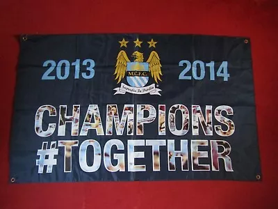 Manchester City  Football Flag/Banner     150cm X 92cm • £16