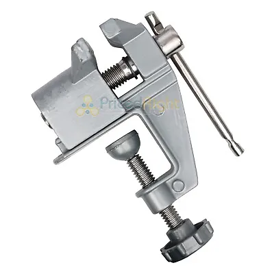 Mini Table Vise Swivel Lock Clamp Bench Craft Hobby Tool Cast Aluminum 29520 • $10.99