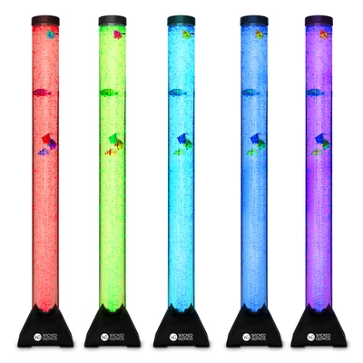 £142.94 • Buy 120cm Colour Changing LED Sensory Mood Bubble Lamp Fish Water Tower Tube Floor 