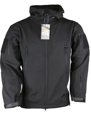 BRITISH ARMY STYLE PATRIOT SOFT SHELL JACKET In BLACK • $43.54