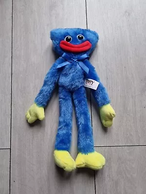 Official Poppy Playtime 32cm Blue Smiling Huggy Wuggy Supersoft Plush Toy • £20