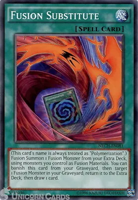NECH-EN081 Fusion Substitute Common 1st Edition Mint Yu-Gi-Oh! Card • £0.99