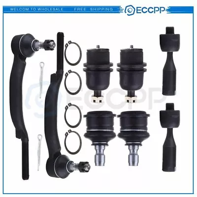 8pcs Inner & Outer Tie Rods Upper Lower Ball Joints For 03-09 Chevy Trailblazer • $52.53