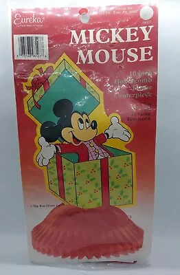 Mickey Mouse Christmas Centerpiece Eureka NEW Vintage 10 Inches • $6.99