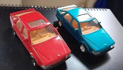 Vintage Cogi Kees Bundle Diecast Car Pair Saab 9000 I Blue & Red 1.37 Scale  • £7.95