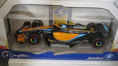 SOLIDO 1/18 F1 McLAREN MCL36 #4 LANDO NORRIS 3rd EMILA ROMAGNA GP 2022 #S1809102 • $169.99