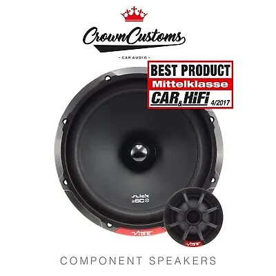 Vibe Slick 6.5  Component 480 Watts Car Door Speaker Bass Car Audio • $84.54