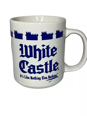 White Castle Taste For All Times Vintage 1990 Two Sided 8 Oz Ceramic Mug • $16.98