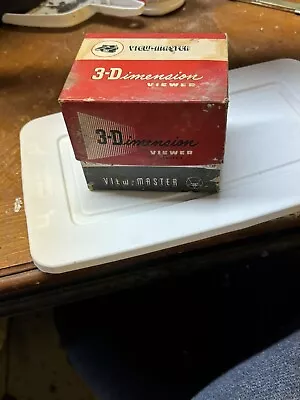 Vintage Sawyer Bakelite 3-d View Master Viewer Model E  With Box • $7