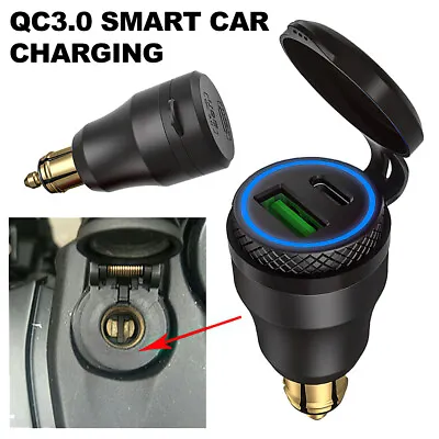 £12.99 • Buy For BMW R1200GS Triumph Tiger 800 XC Hella DIN To Dual USB Motorcycle Charger UK