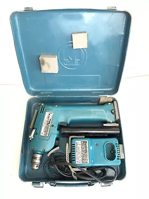Vintage Makita 6012HD Cordless Driver Drill DC9000 Charger Battery Case Works • $32