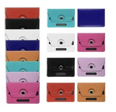 For Universal Android Tablet 7  8  9  10  360° Folio Leather Rotating Case Cover • $6.49