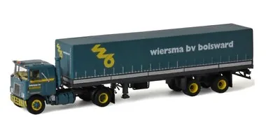 WSI For MACK F700 4x2 CLASSIC CURTAIN SIDE TRAILER 4x2 1/50 DIECAST MODEL • $286.98