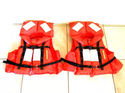 Lot Of (2) 2002 Stearns 429-06 Type I Offshore Life Jackets Adult Uscg Very Good • $99.99