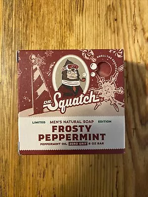 Dr. Squatch Holiday Limited Edition Soap - FROSTY Peppermint - Christmas Bar • £12.53