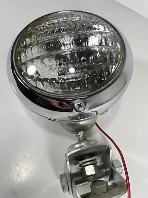 Vintage Auto Lamp Mfg Co Chicago Chrome Model 15 Headlight Fog Reverse Tested • $49.99