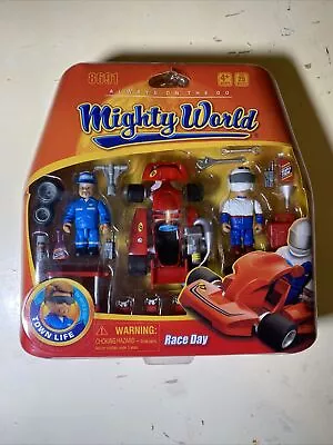 Mighty World Race Day Set 8691 Town Life NEW Sealed Playset • $23.99