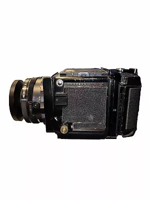 Mamiya RB67 Pro S Medium Format SLR Film Camera W/ 127mm Lens & Extra Film Back • $150