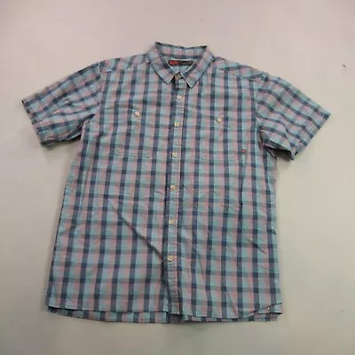 Mountain Hardwear Shirt Mens Large Short Sleeve Button Front Pockets Adult • $21.97