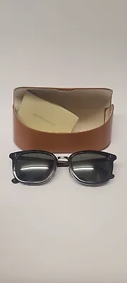 Oliver Peoples Kettner Sunglasses Polarized Glass Italian + Case Cloth Booklet • £120