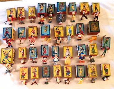 Lot Of 34 Vtg  1960’s DISNEYKINS MARX Elegant Miniature Plastic Figures W/ Boxes • $125