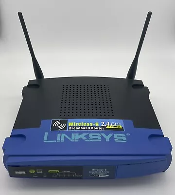 Linksys Wireless-G Broadband Router 2.4 GHz 54 Mbps 4-Port WRT54G V8 • $15.99