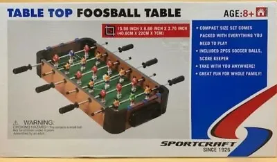 Sportcraft Mini Foosball Table Game - Brand New Free Shipping • $29.99