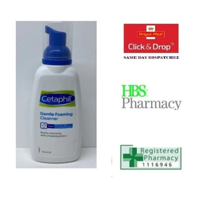 £10.90 • Buy Cetaphil Gentle Foaming Cleanser 236ml Face Wash Normal / Dry / Combination Skin