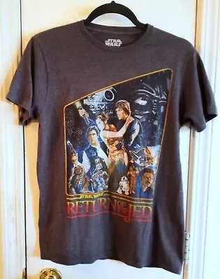 Star Wars Return Of The Jedi Gray T-Shirt Size Medium • $10.78
